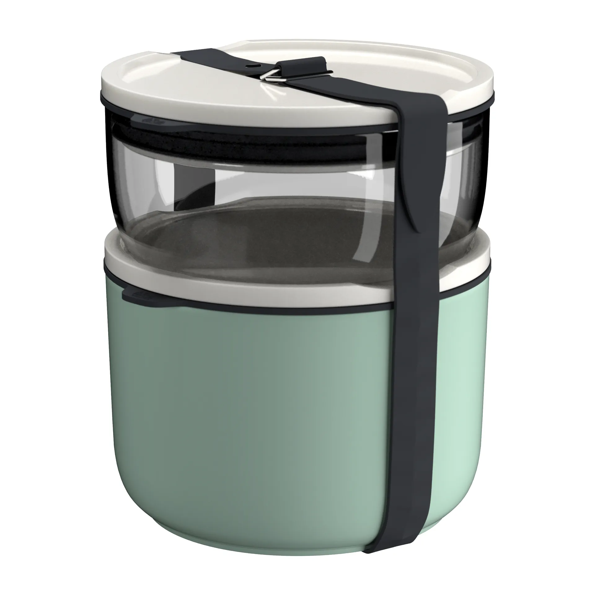 Set da pranzo con scatola da pranzo To Go & To Stay, Verde-bianco-trasparente Villeroy & Boch