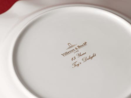 Set di 4 piatti Toy's Delight, Bianco-rosso Villeroy & Boch