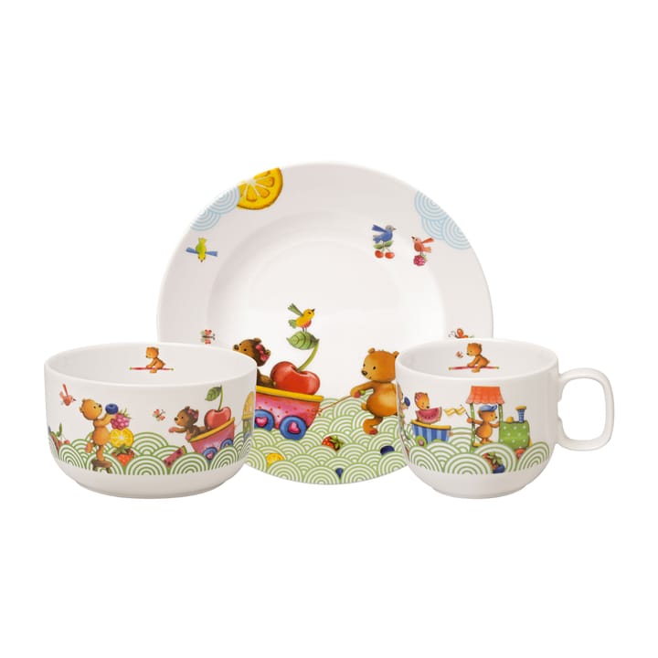 Stoviglie per bambini Hungry as a Bear - 3 pezzi - Villeroy & Boch