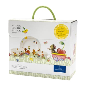 Stoviglie per bambini Hungry as a Bear - 3 pezzi - Villeroy & Boch