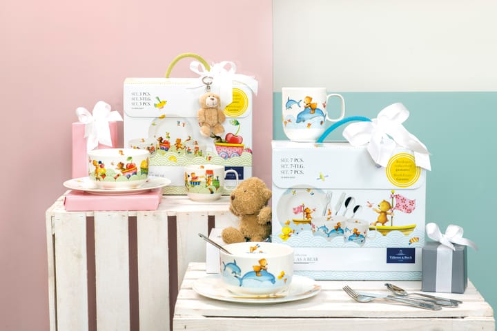 Stoviglie per bambini Hungry as a Bear - 3 pezzi - Villeroy & Boch