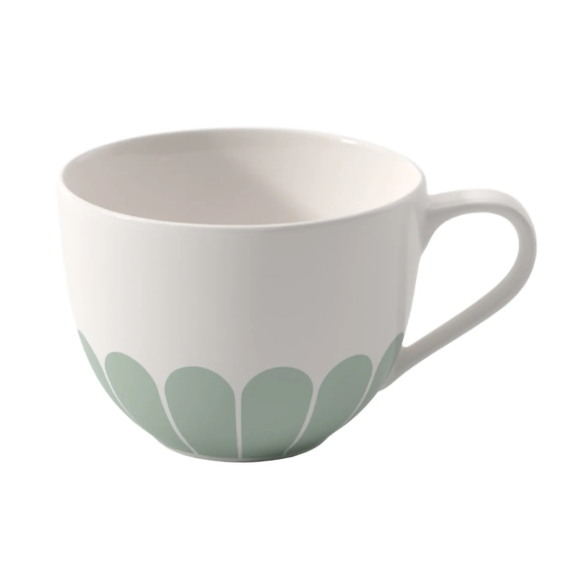Tazza da caffè Fleur 16 cl, Bianco-verde Villeroy & Boch