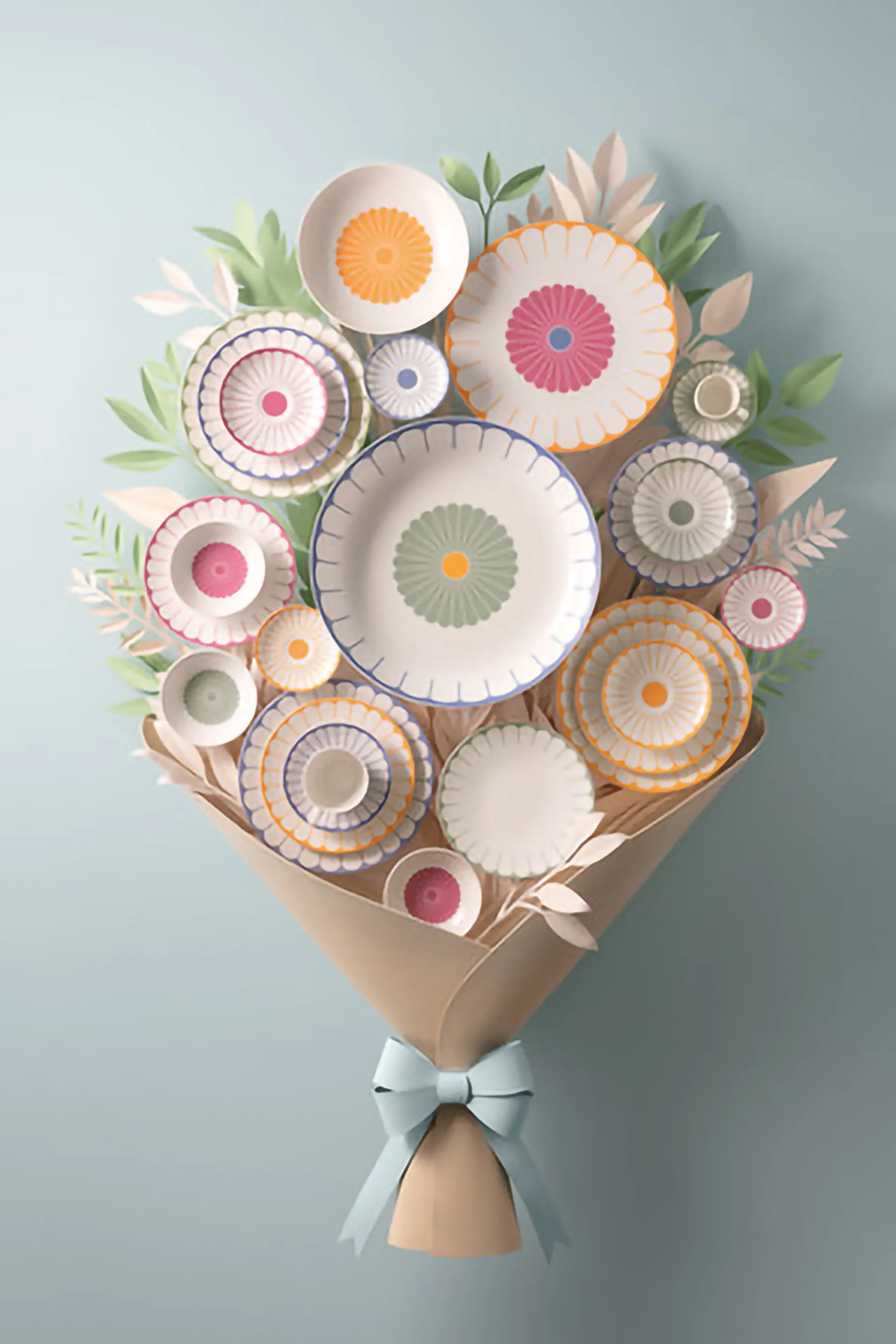 Tazza da caffè Fleur 16 cl, Bianco-verde Villeroy & Boch