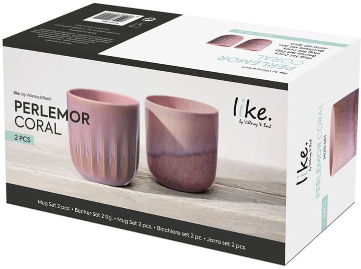 Tazza in madreperla 29 cl confezione da 2, Corallo Villeroy & Boch