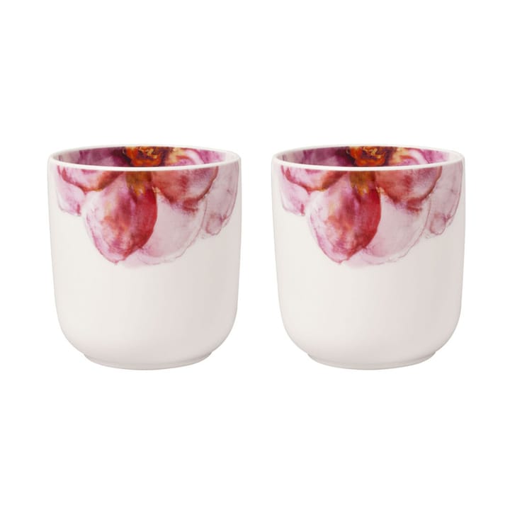 Tazza Rose Garden 29 cl, confezione da 2 - Bianco - Villeroy & Boch