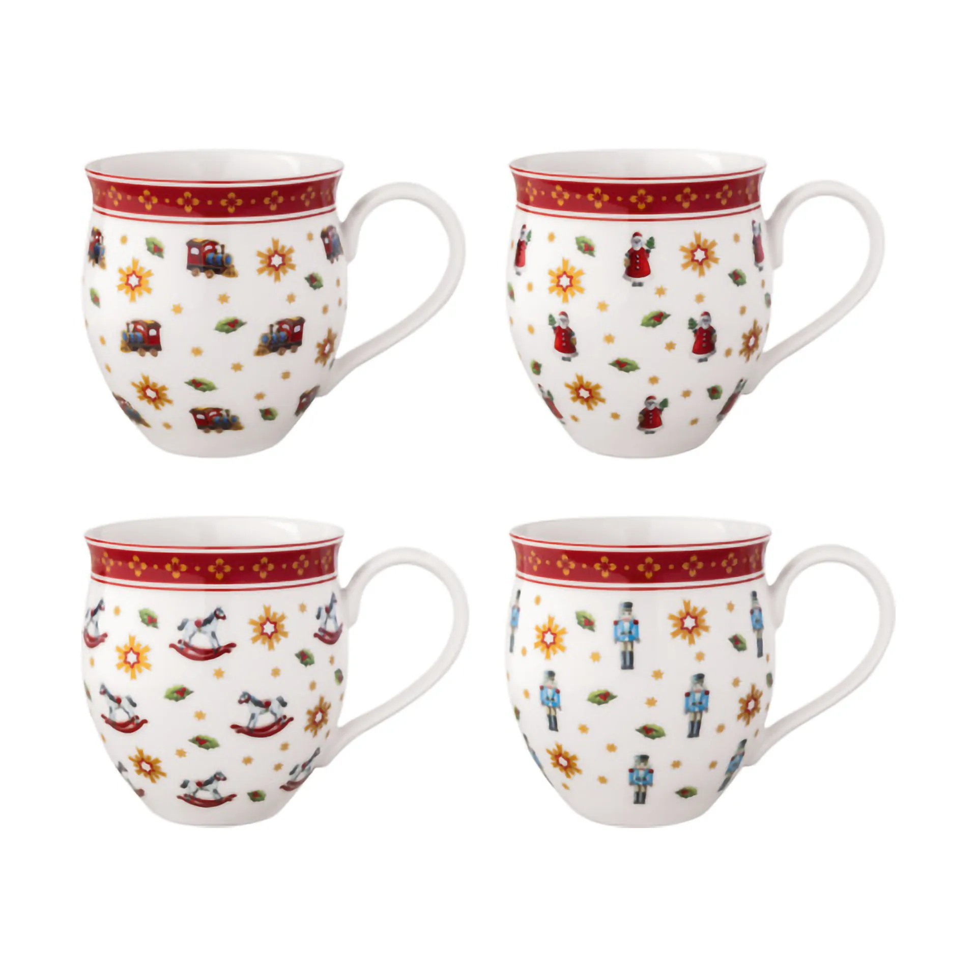 Tazza Toy's Delight 4 pezzi, Bianco-rosso Villeroy & Boch