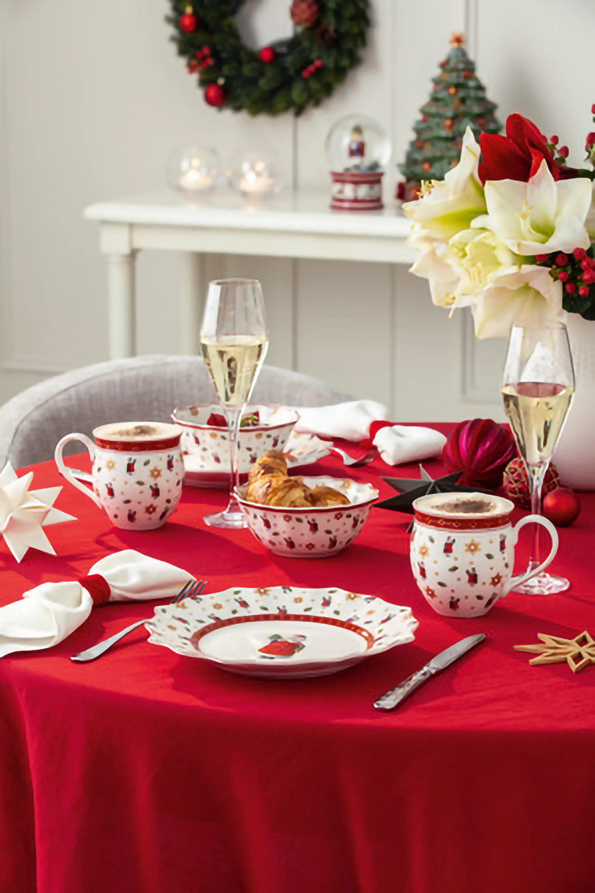 Tazza Toy's Delight 4 pezzi, Bianco-rosso Villeroy & Boch