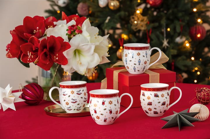 Tazza Toy's Delight 4 pezzi, Bianco-rosso Villeroy & Boch