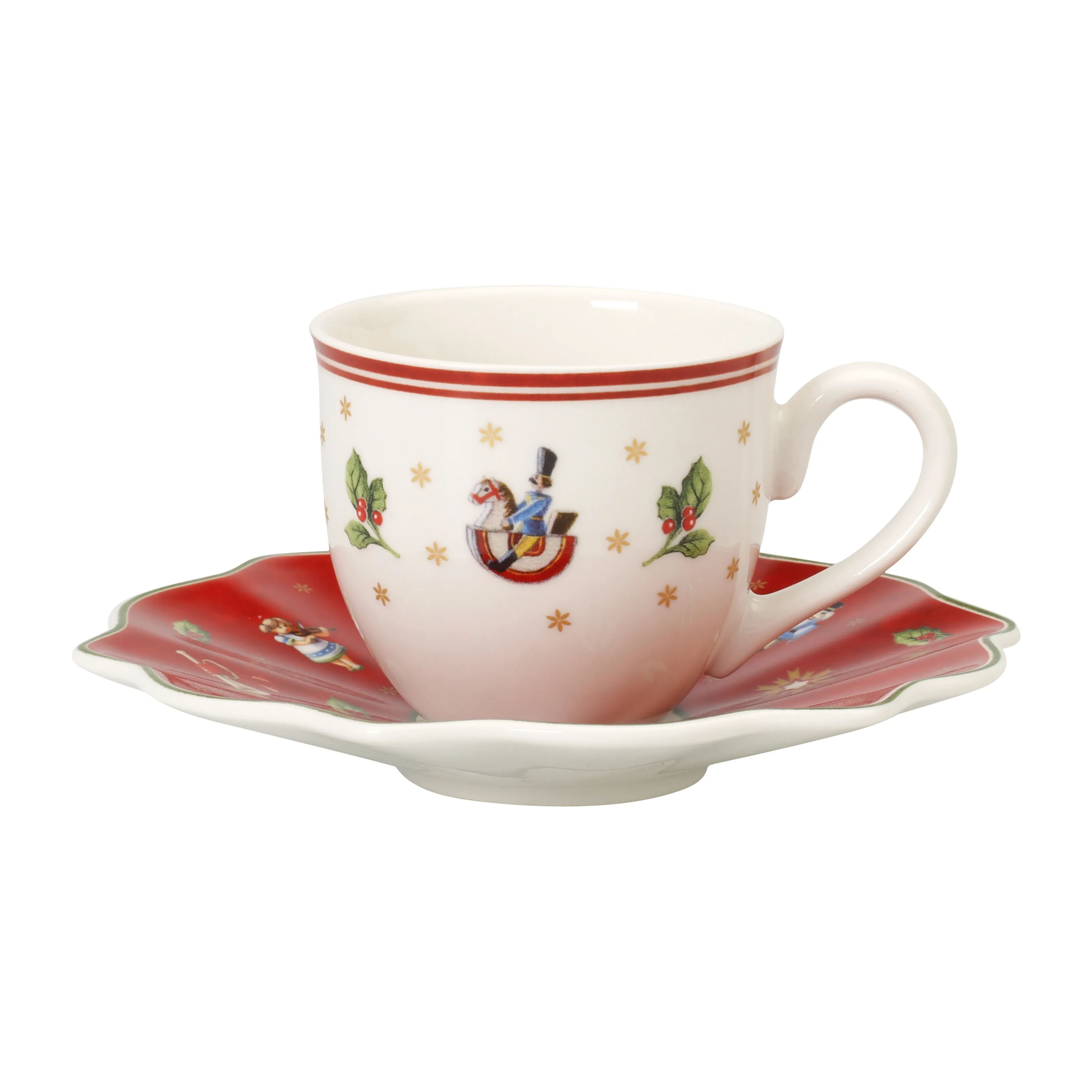 Villeroy & Boch Wildrose - Piattino Per Caffè In Porcellana Premium (13cm) - Foto 4