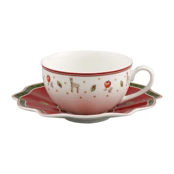 Tazzina Toy's Delight con piattino 30 cl - Bianco-rosso - Villeroy & Boch