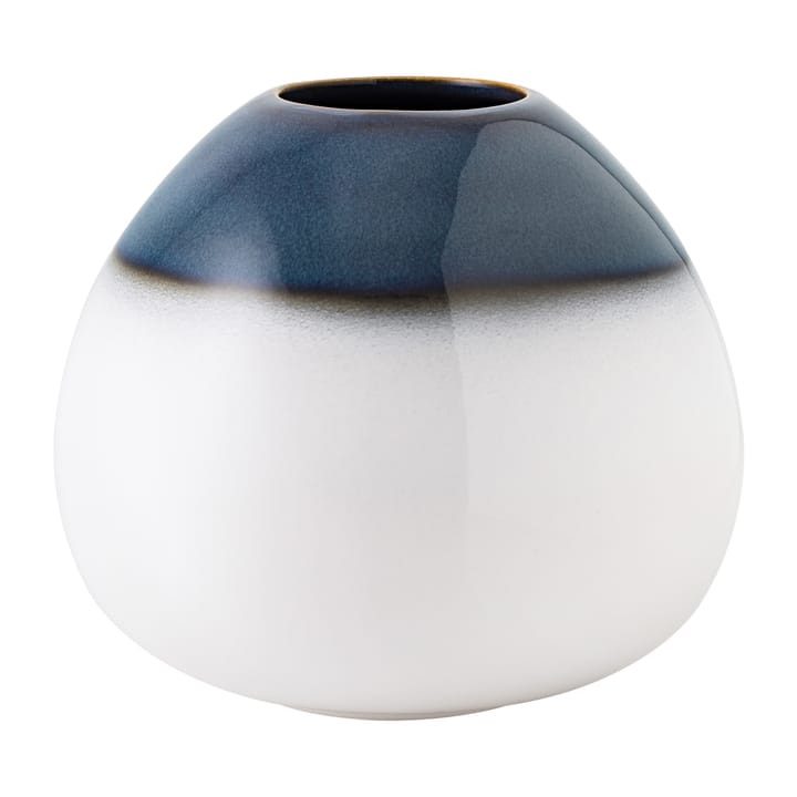 Vaso a forma di uovo Lave Home 13 cm - Blu-bianco - Villeroy & Boch