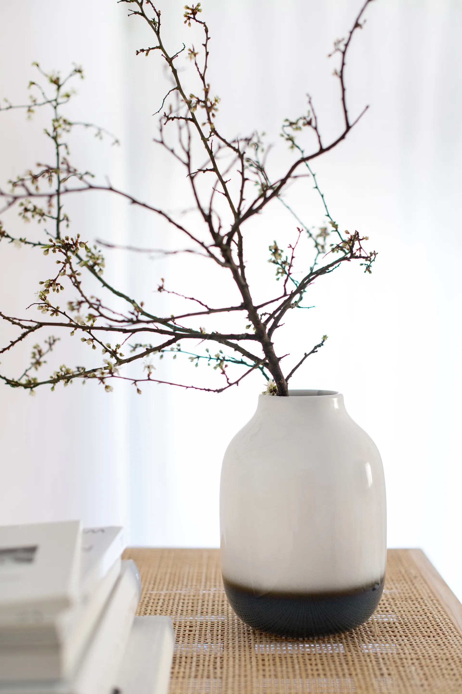 Vaso anfora Lave Home 22 cm, Blu-bianco Villeroy & Boch