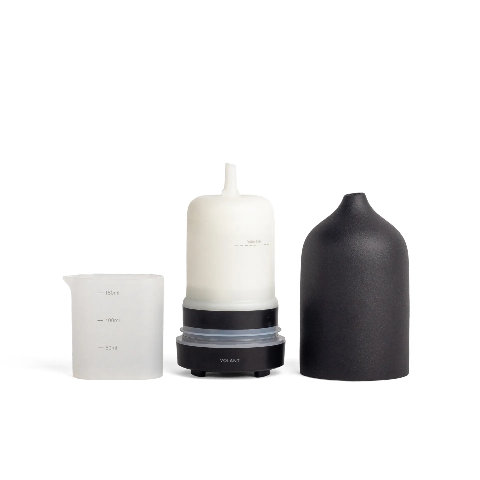 Diffusore in pietra, 10 cl, Nero Volant