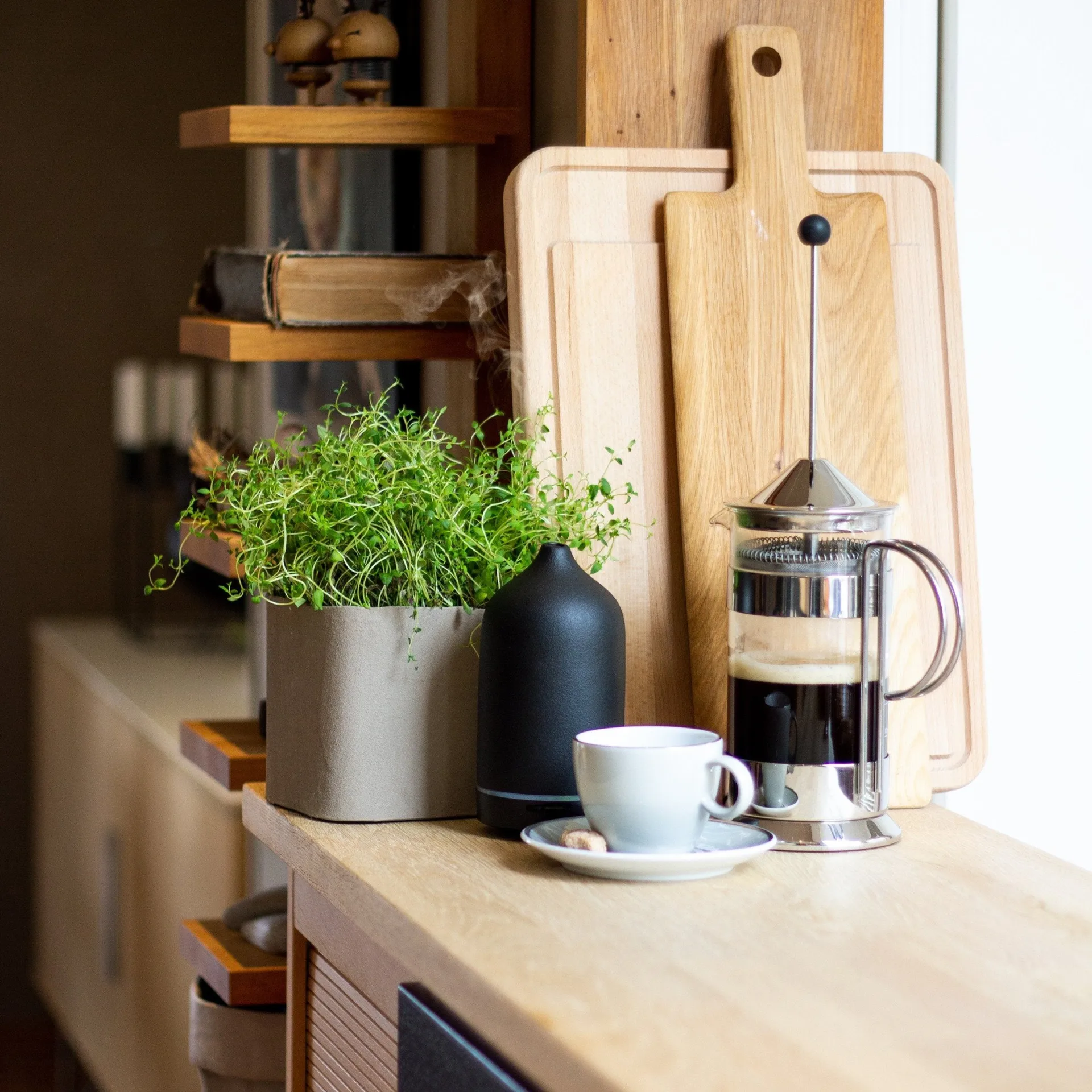 Diffusore in pietra, 10 cl, Nero Volant