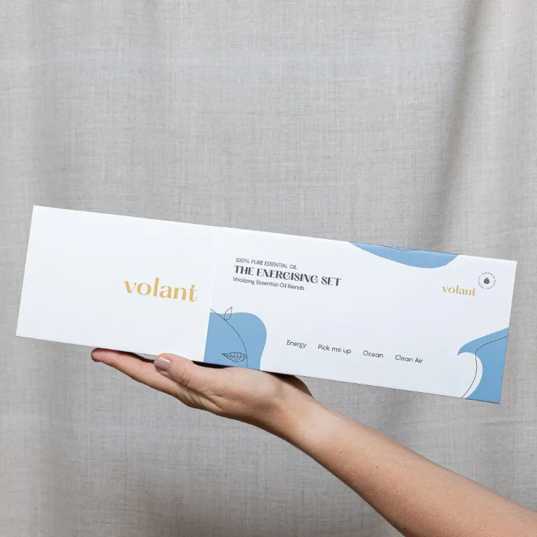 Set di oli essenziali "Energizzante", 4 fragranze Volant