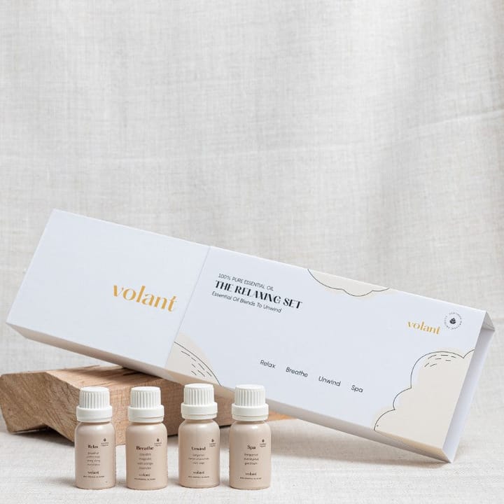 Set oli essenziali "Rilassante", 4 fragranze Volant