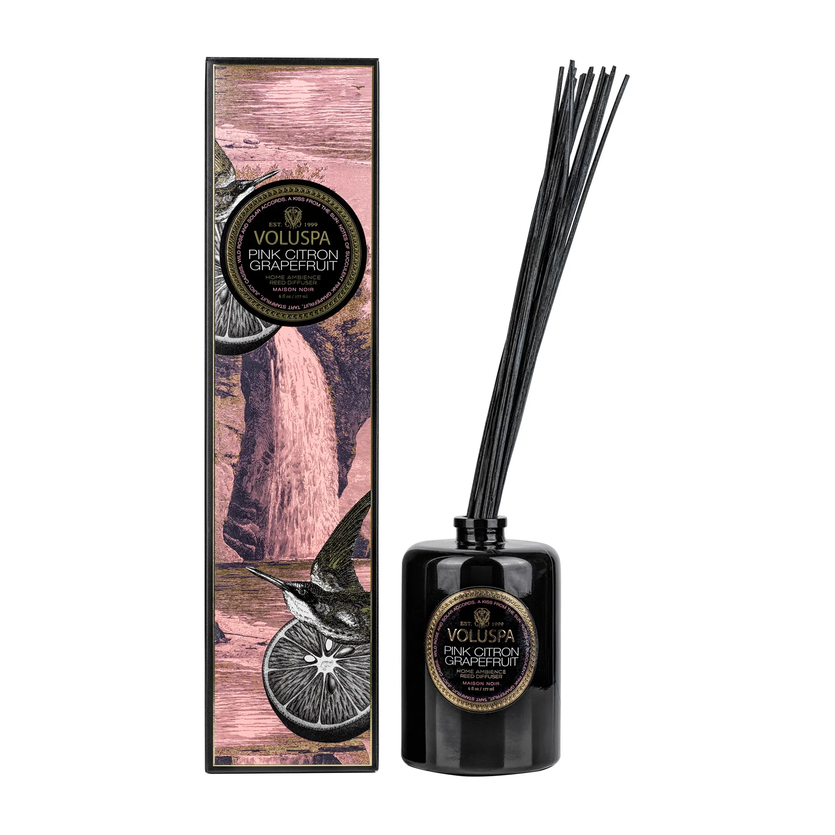 Bastoncini profumati Maison Noir 177 ml, Pink citron grapefruit Voluspa