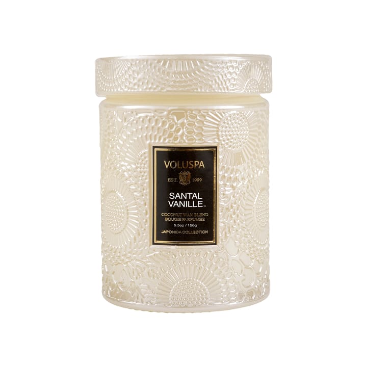 Candela profumata in barattolo di vetro Japonica 50 ore - santal vanille - Voluspa