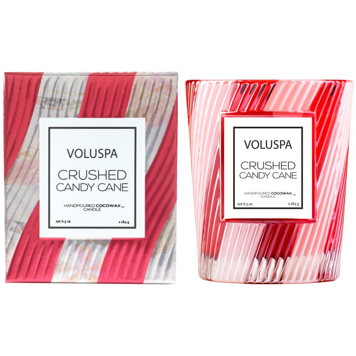 Candela profumata Limited Edition, 40 ore di durata, Crushed Candy Cane Voluspa