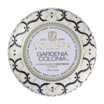 Candela profumata Maison Blanc Mini Tin 25 ore - Gardenia Colonia - Voluspa