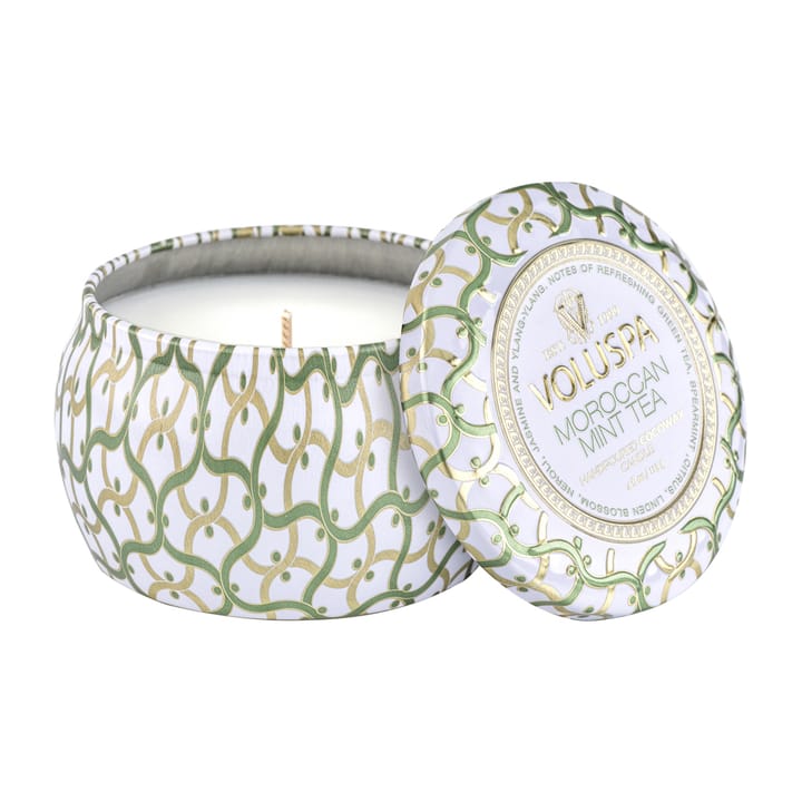 Candela profumata Maison Blanc Mini Tin 25 ore - Moroccan mint tea - Voluspa