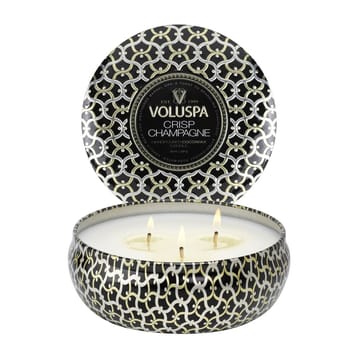 Candela profumata Maison Noir latta con 3 stoppini 40 ore - Crisp champagne - Voluspa