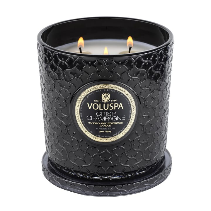Candela profumata Maison Noir Luxe 80 ore, Crisp champagne Voluspa