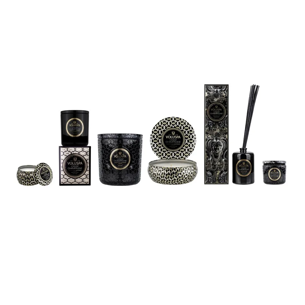 Candela profumata Maison Noir Luxe 80 ore, Crisp champagne Voluspa