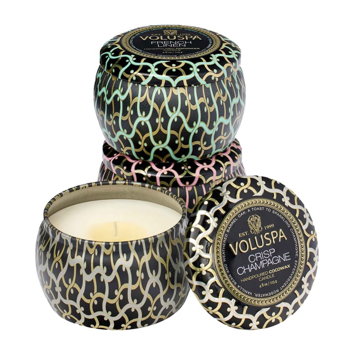 Confezione regalo Maison Noir Minitin, confezione da 3 candele, 2022 Voluspa