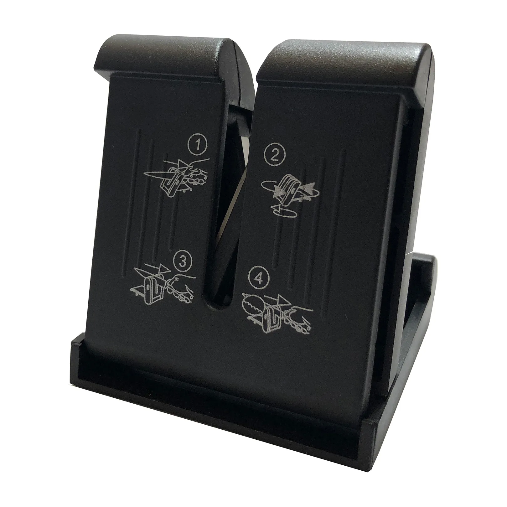 Affilacoltelli di base Vulkanus Pocket, Nero Vulkanus