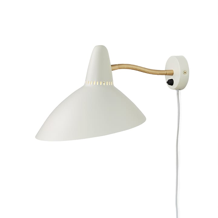 Applique Lightsome - bianco caldo, dettagli in ottone - Warm Nordic