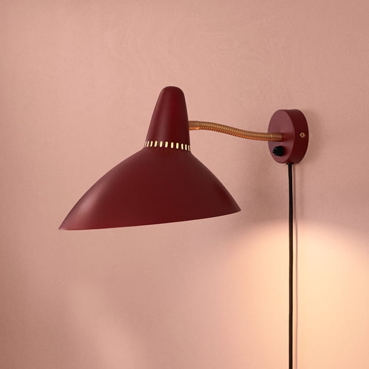 Applique Lightsome, black noir, dettagli in ottone Warm Nordic