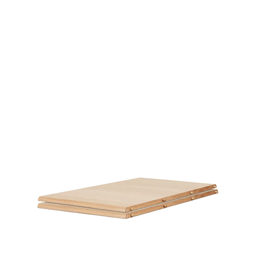 Evermore inserto estensione, rovere oliato bianco, l160, 2 inserti Warm Nordic