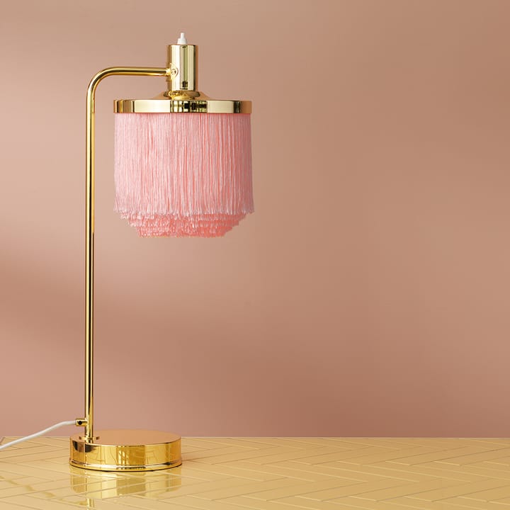 Lampada da tavolo Fringe - Rosa pallido - Warm Nordic