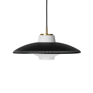 Lampadario Opal Shade - black noir, opale sabbiato - Warm Nordic