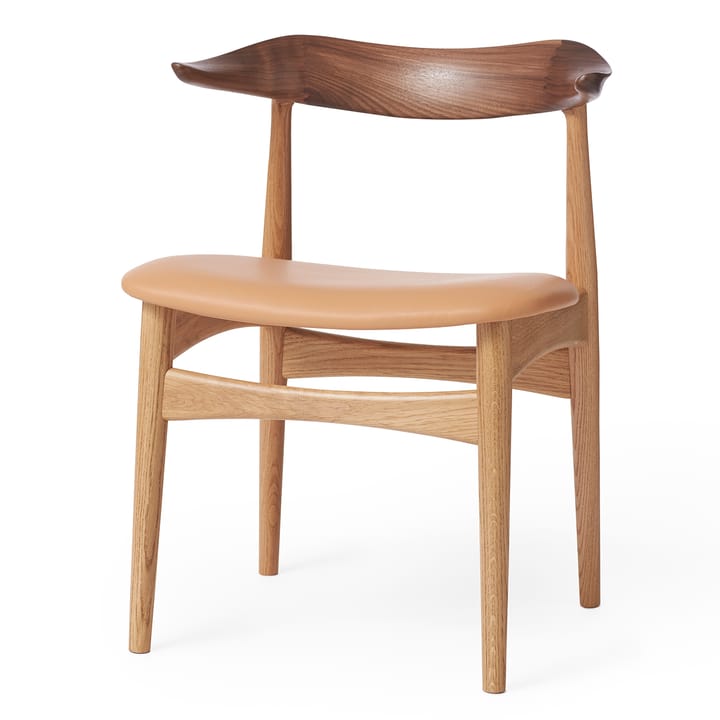 Sedia Cow Horn, noce, rovere, Colore naturale Soavé Warm Nordic