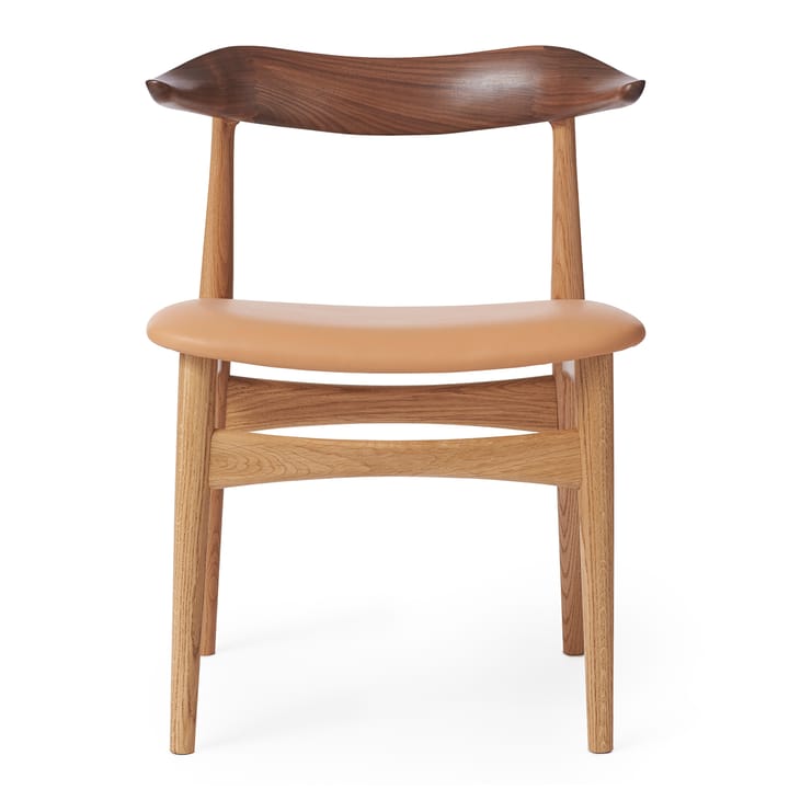Sedia Cow Horn, noce, rovere, Colore naturale Soavé Warm Nordic