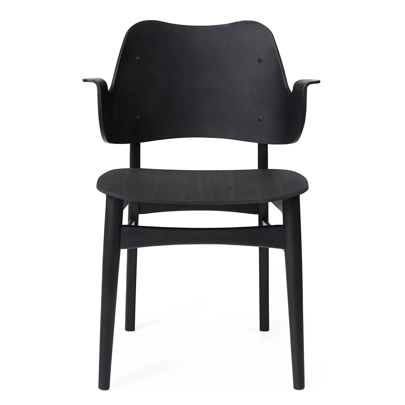 Sedia Gesture, Faggio laccato nero Warm Nordic