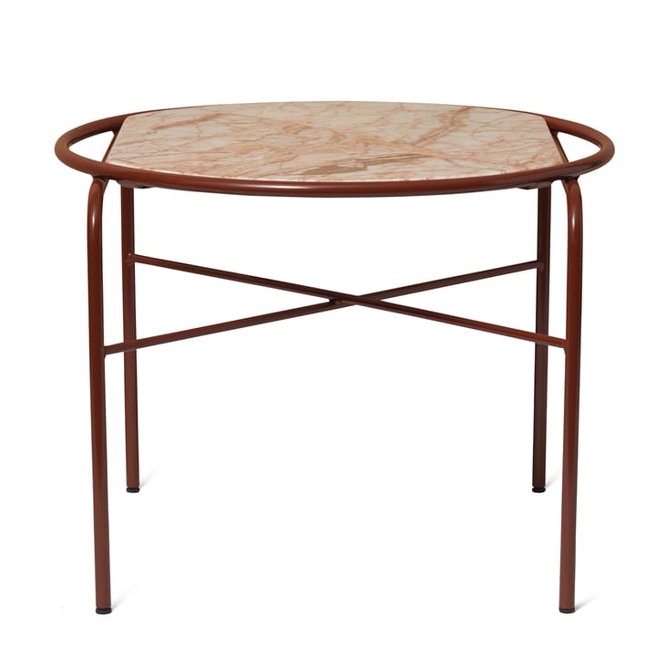 Tavolino da caffè Secant in marmo Ø 60 cm - Rosa tenue - Warm Nordic
