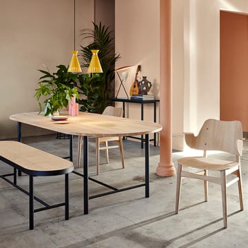 Tavolo Be My Guest 180 cm - Rovere oliato bianco, oro - Warm Nordic