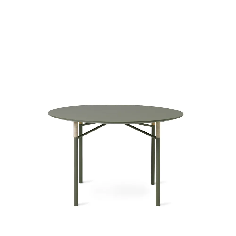 Tavolo da pranzo Affinity, verde chiaro, rotondo Warm Nordic