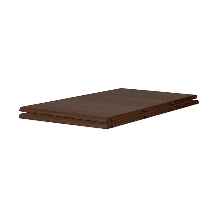 Tavolo da pranzo Evermore incl. 2 prolunghe da 45 cm ciascuna, Noce oliato, 160 cm Warm Nordic