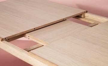 Tavolo da pranzo Evermore incl. 2 prolunghe da 45 cm ciascuna - Rovere naturale, 160 cm - Warm Nordic