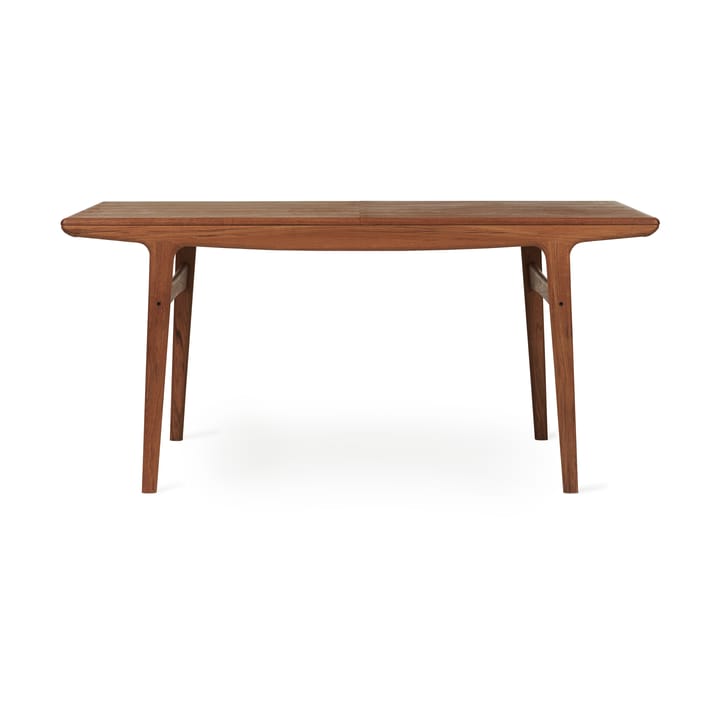 Tavolo da pranzo Evermore incl. 2 prolunghe da 45 cm ciascuna - Teak rovere oliato, 160 cm - Warm Nordic