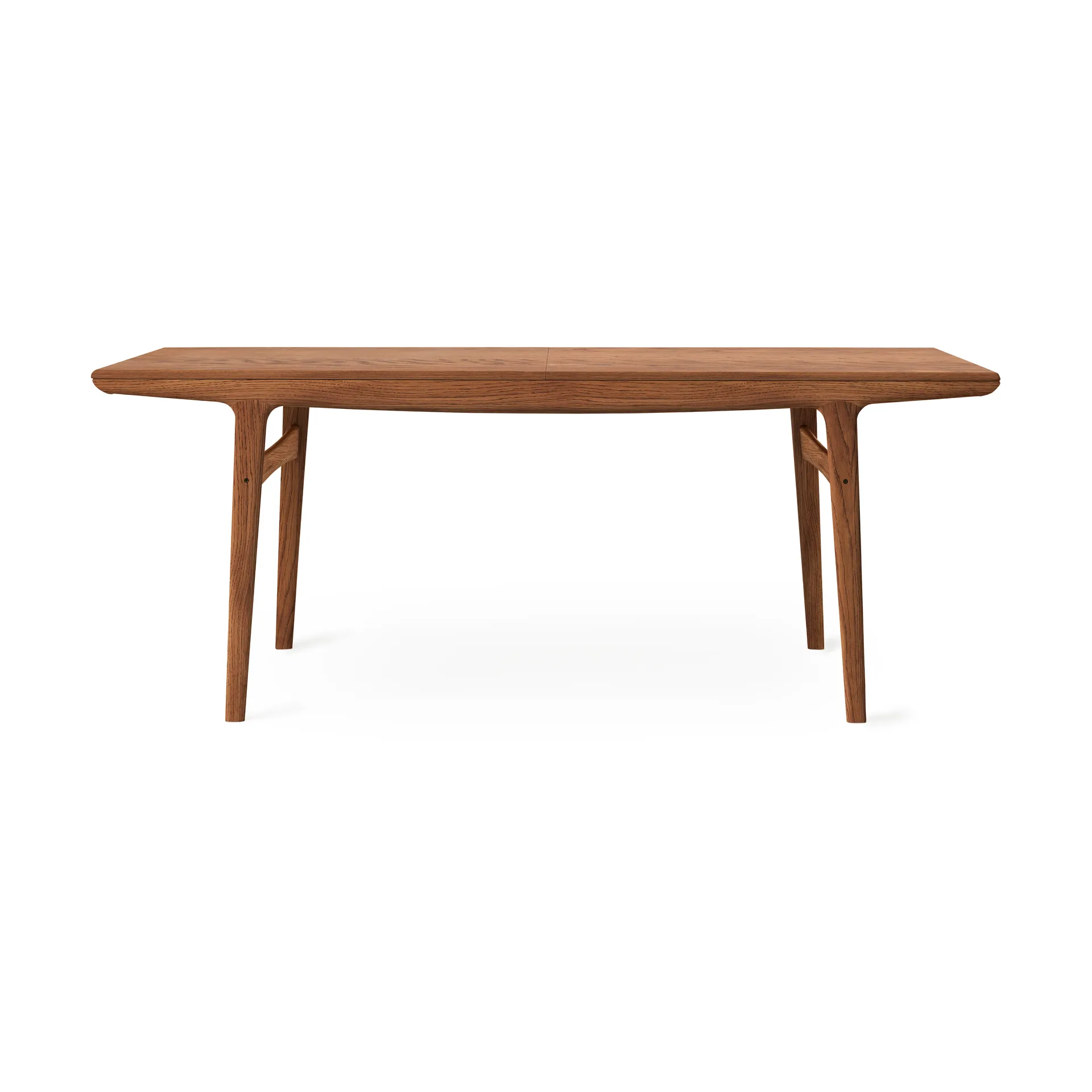 Tavolo da pranzo Evermore incl. 2 prolunghe da 45 cm ciascuna, Teak rovere oliato, 190 cm Warm Nordic