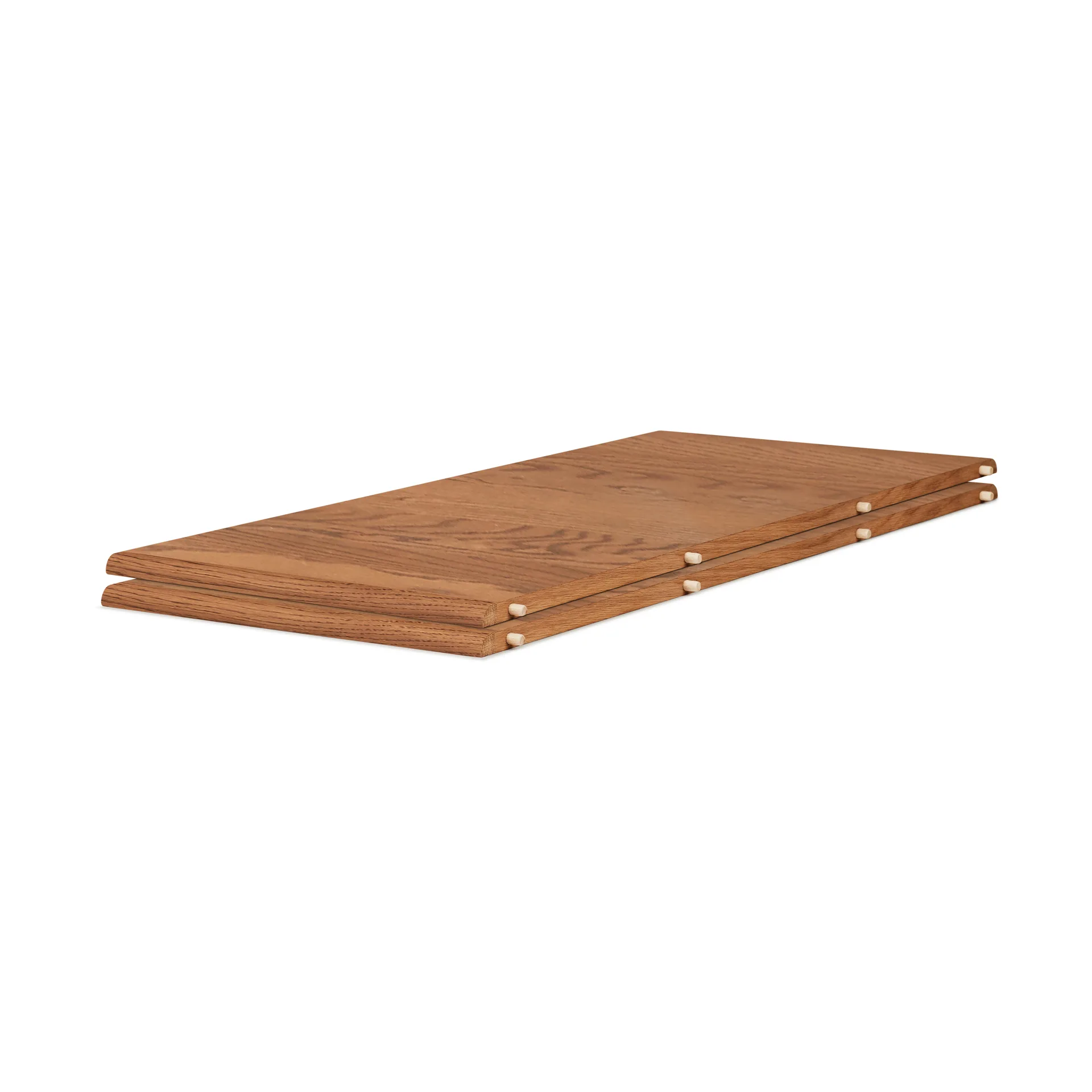 Tavolo da pranzo Evermore incl. 2 prolunghe da 45 cm ciascuna, Teak rovere oliato, 190 cm Warm Nordic