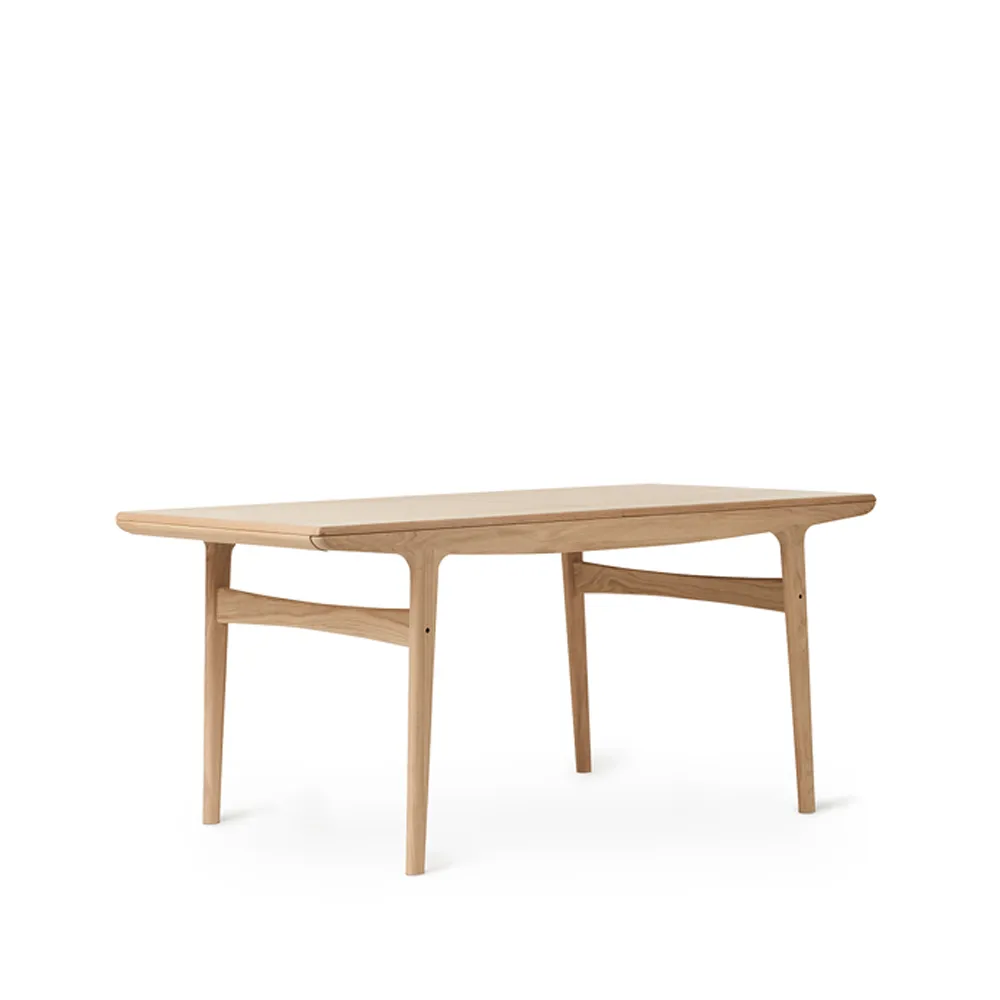 Tavolo da pranzo Evermore, rovere oliato bianco, 160 cm Warm Nordic