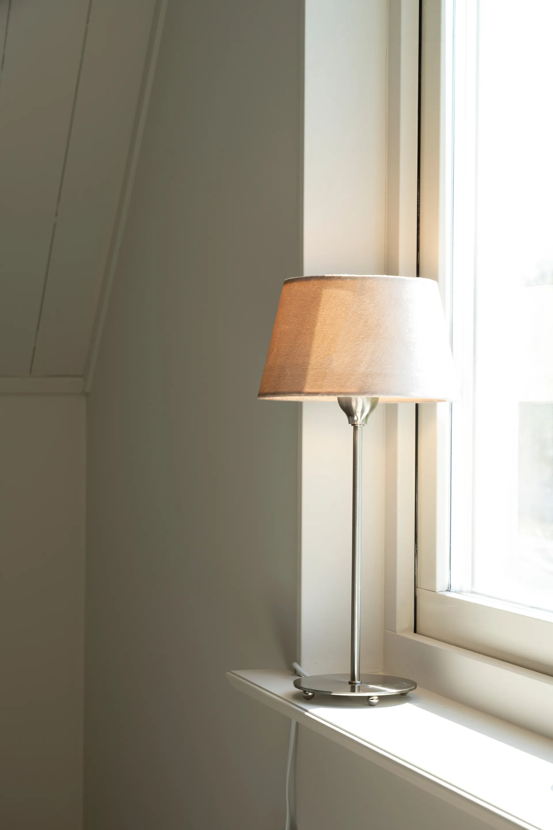 Base per lampada da tavolo Line 35, Matt chrome Watt & Veke