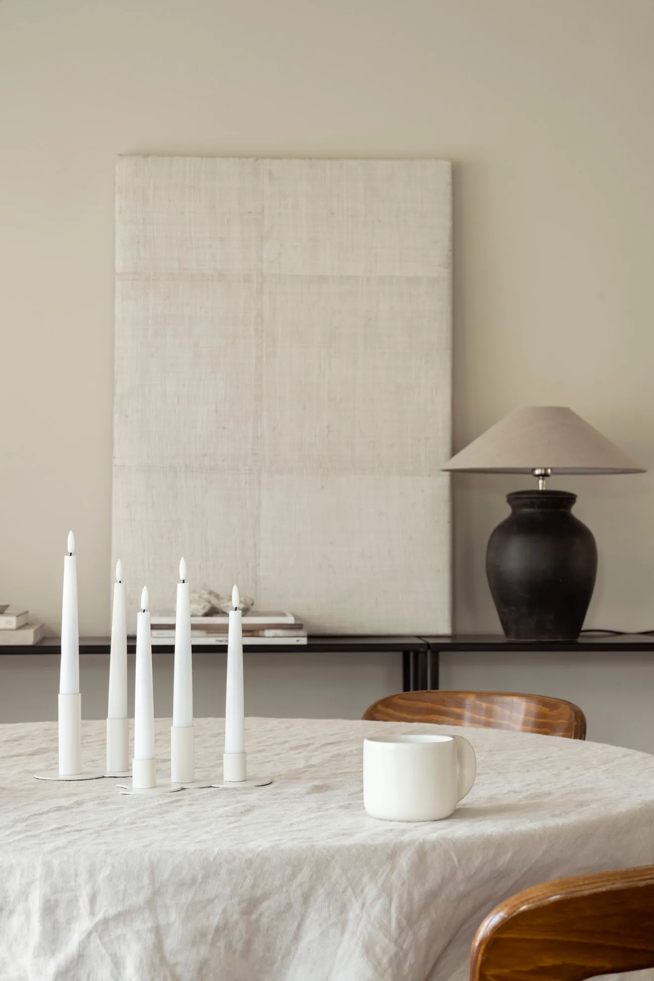 Candeliere combinabile Lykke, 5 luci LED incluse, White Watt & Veke