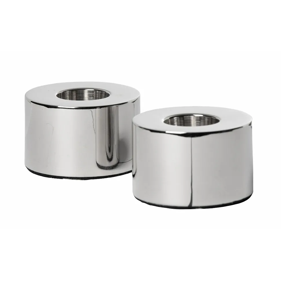 Candeliere Helix confezione da 2, cromo liscio Watt & Veke